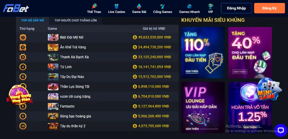 Kho game đa dạng VB79